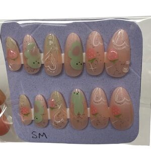 Cute Heart Press-On Nails Small (5 for $20)